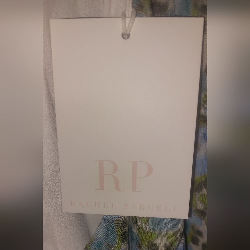 Rachel Parcell Halter Ruffle Micro Floral Mini Dress - Picture 11 of 12